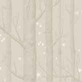 Papier peint Woods and Stars - Gris - Cole & Son. Cliquez pour en savoir plus et lire la description.