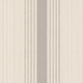 Cavendish Stripe Wallpaper - Brush Stone - by Little Greene. Click for more details and a description.