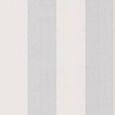 Elephant Stripe Wallpaper - Bright White - by Little Greene. Click for more details and a description.