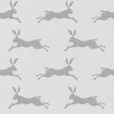 March Hare Wallpaper - Charcoal - by Jane Churchill. Click for more details and a description.