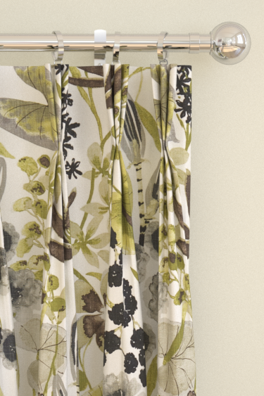 Nalina Curtains - Zest/Cocoa/Stone - by Harlequin. Click for more details and a description.