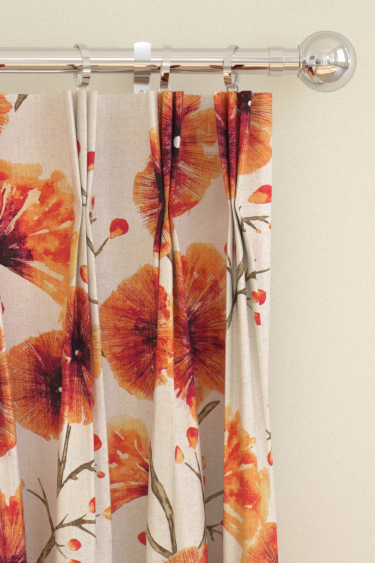 Kabala Curtains - Papaya - by Harlequin. Click for more details and a description.