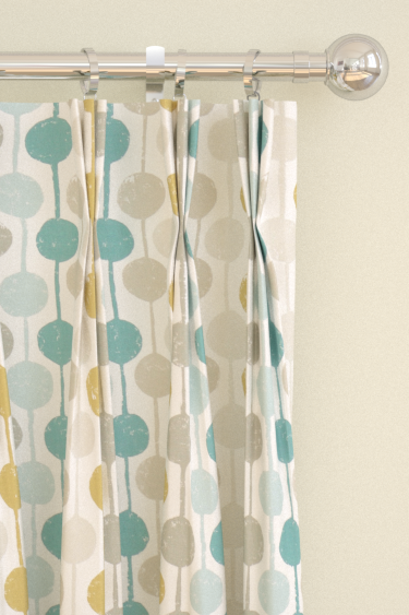 Taimi Curtains - Seaglass, Chalk and Honey - by Scion. Click for more details and a description.