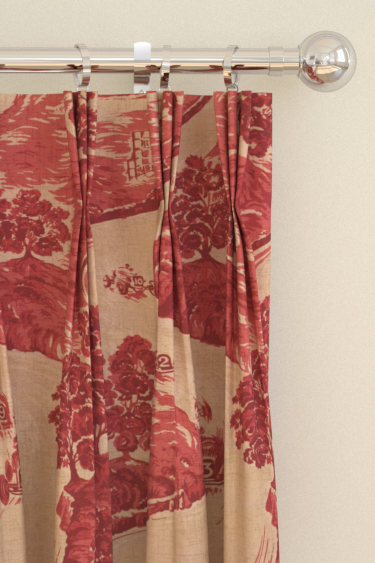 Goodwood Curtains - Red - by Brewers Home. Click for more details and a description.