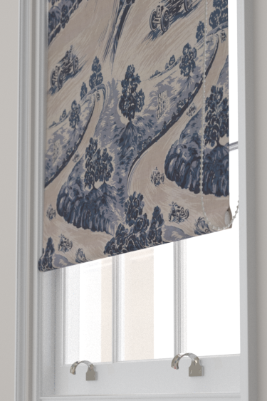 Goodwood Blind - Blue - by Brewers Home. Click for more details and a description.