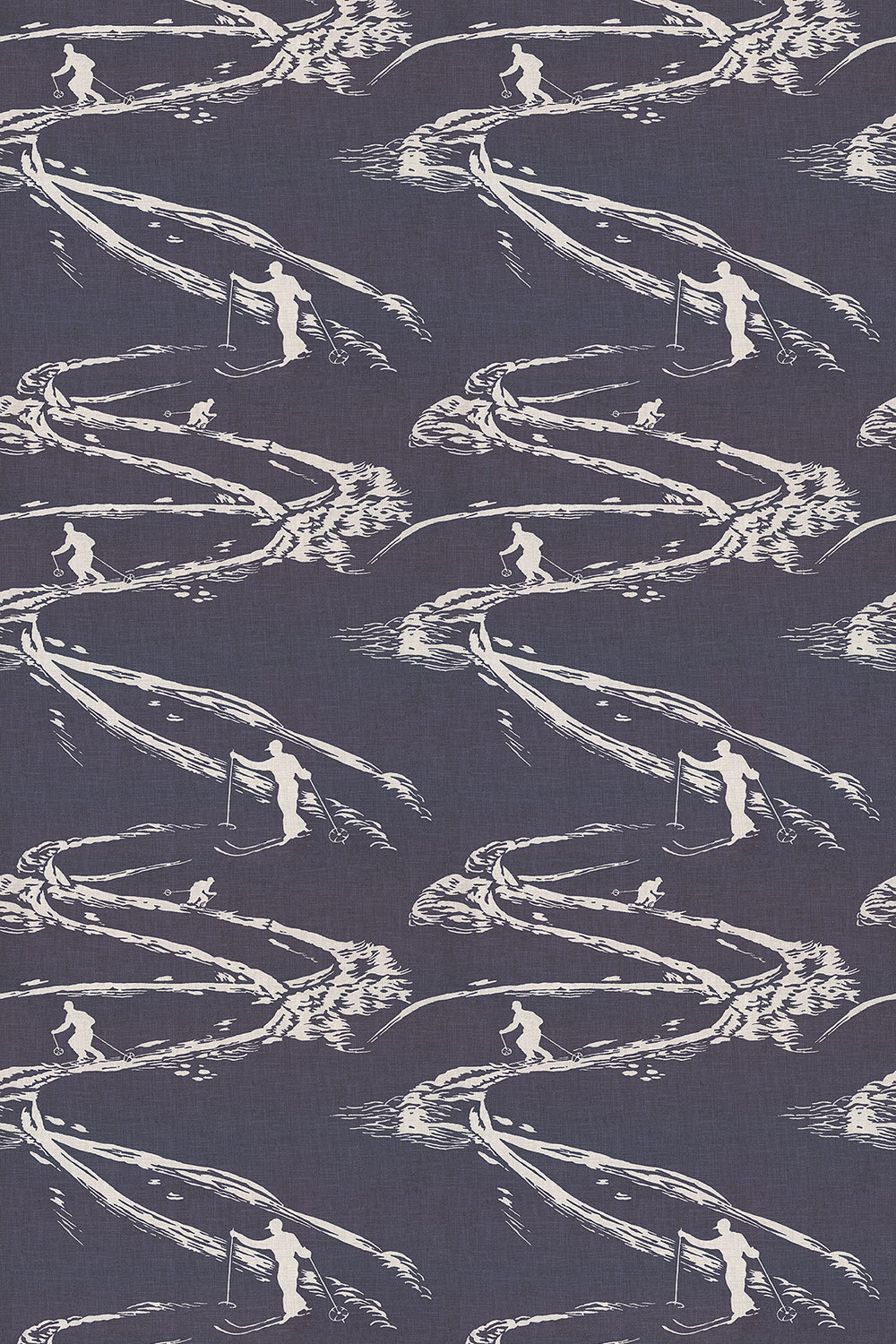 Aviemore Fabric - Navy - by Brewers Home