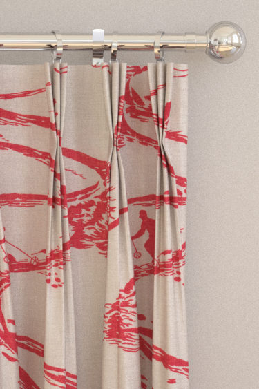 Aviemore Curtains - Red - by Brewers Home. Click for more details and a description.