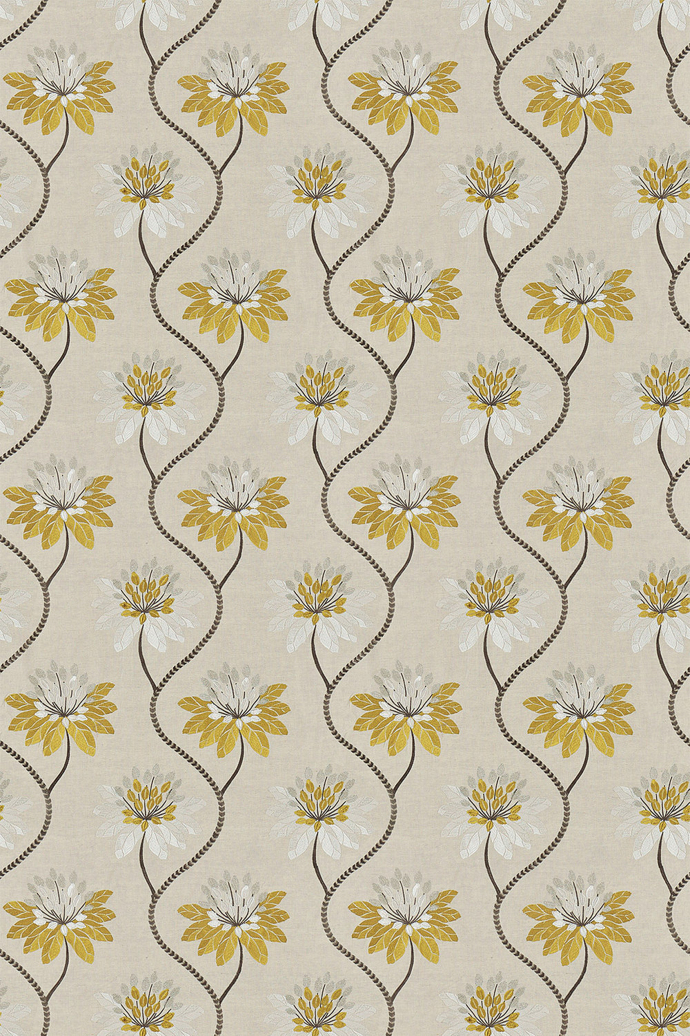 Eloise Fabric - Marigold - by Harlequin