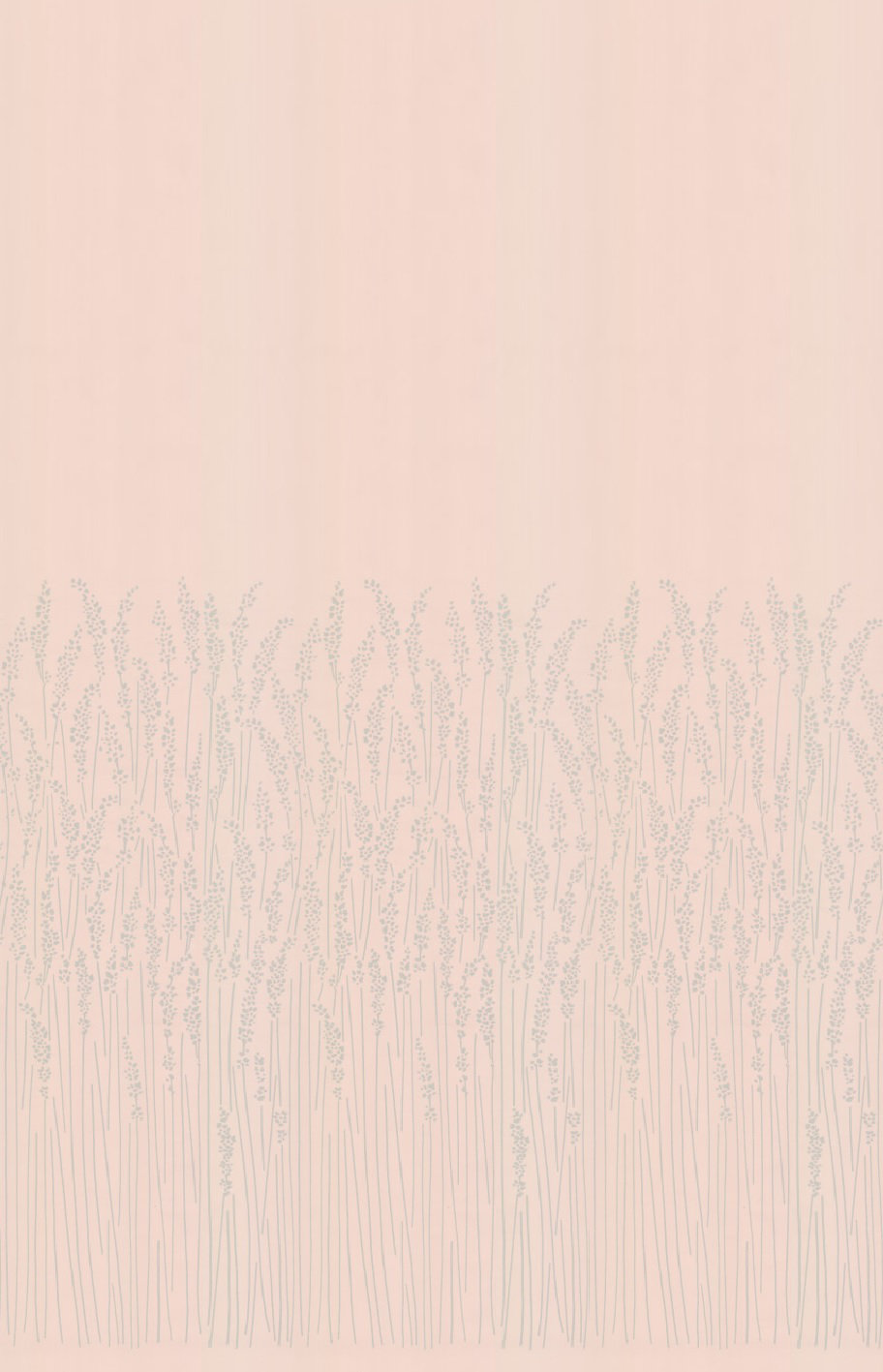 Feather Grass Wallpaper - Pink - by Farrow & Ball