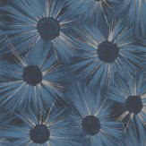 Estella Wallpaper - Midnight Blue - by Nina Campbell. Click for more details and a description.