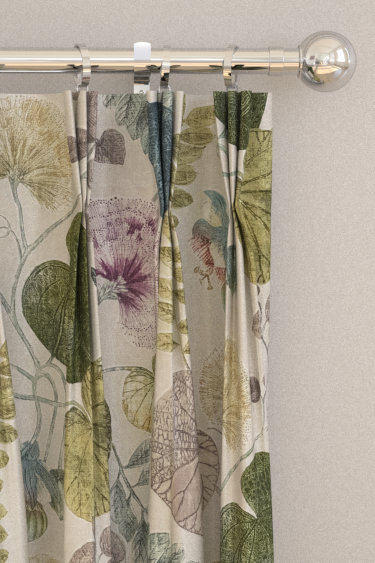 Dardanella Curtains - Linden / Emerald - by Harlequin. Click for more details and a description.