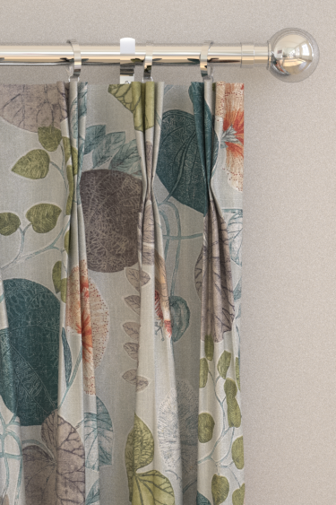 Dardanella Curtains - Seaglass / Russet - by Harlequin. Click for more details and a description.