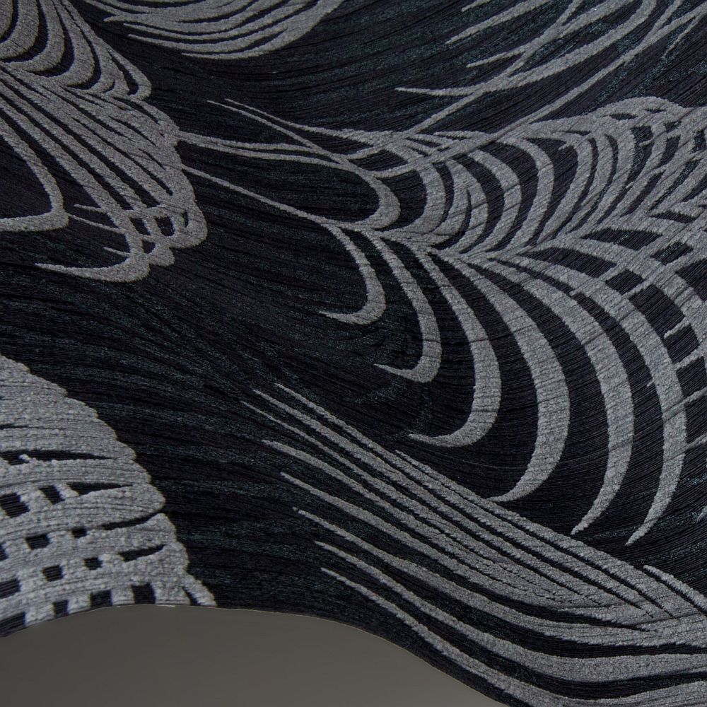 Brighton Pavilion Palm Wallpaper - Black - by Architects Paper