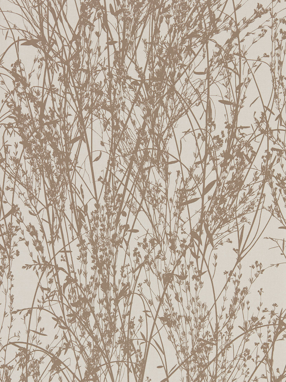 Meadow Canvas Wallpaper - Gilver / Linen - by Sanderson