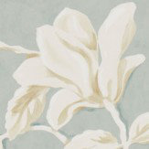 Papier peint Magnolia & Pomegranate - Bleu-gris et parchemin - Sanderson. Cliquez pour en savoir plus et lire la description.