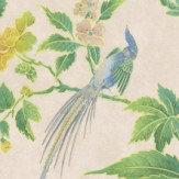 Paradise Wallpaper - Cream - by Little Greene. Click for more details and a description.