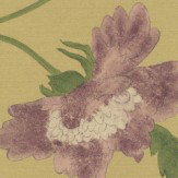 China Rose Wallpaper - Yellow Gold - by Little Greene. Click for more details and a description.