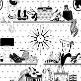 Accessorise (B&W) - 10m Wallpaper - Black / White - by Dupenny. Click for more details and a description.