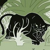 Deco Jungle Wallpaper - Green - by Art Decor Designs. Click for more details and a description.