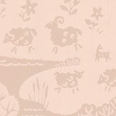 Gable Wallpaper - Pink - by Farrow & Ball. Click for more details and a description.