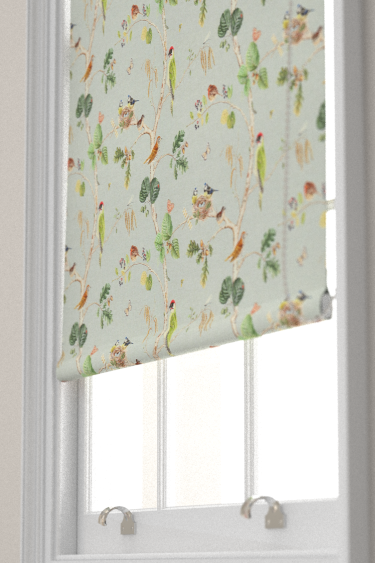 Woodland Chorus Blind - Sky Blue / Multi - by Sanderson. Click for more details and a description.