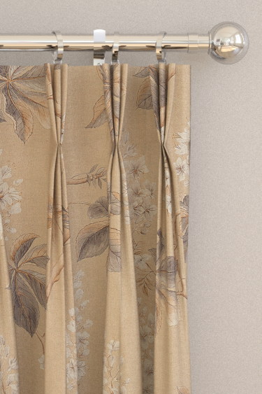 Chestnut Tree Curtains - Wheat / Pebble - by Sanderson. Click for more details and a description.