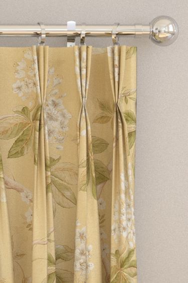 Chestnut Tree Curtains - Lemon / Lettuce - by Sanderson. Click for more details and a description.