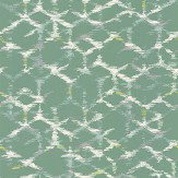 Sudare Wallpaper - Emerald - by Villa Nova. Click for more details and a description.