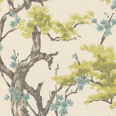 Harewood Wallpaper - Lime - by 1838 Wallcoverings. Click for more details and a description.
