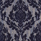 Faversham Wallpaper - Midnight - by 1838 Wallcoverings. Click for more details and a description.