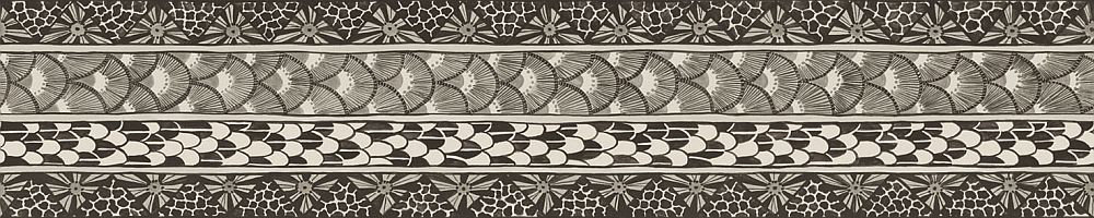 Ardmore Border - Black / White - by Cole & Son