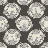 Ardmore Cameos Wallpaper - Black / White - by Cole & Son. Click for more details and a description.