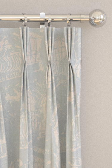 Linen Union Birdcage 03 Curtains - Pink - by Belynda Sharples. Click for more details and a description.