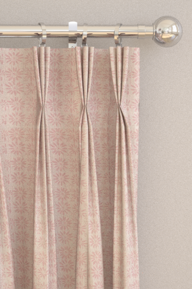 Linen Union Daisy 03 Curtains - Pink - by Belynda Sharples. Click for more details and a description.