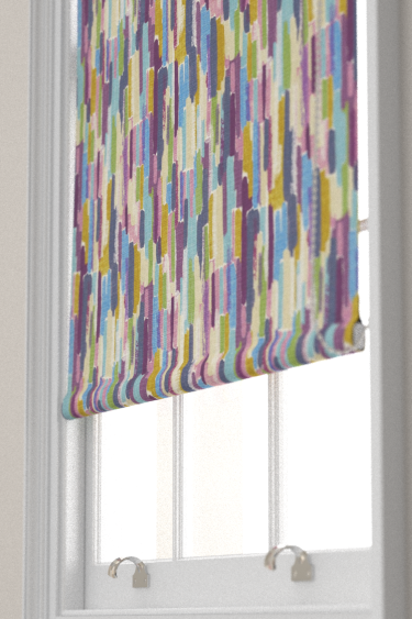 Trattino  Blind - Heather, Grape and Mustard - by Harlequin. Click for more details and a description.