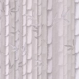 Bamboo Wallpaper - Silver - by Osborne & Little. Click for more details and a description.