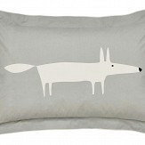 Mr Fox Oxford Pilowcase Pillowcase - Silver - by Scion. Click for more details and a description.
