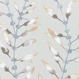 Chaconia Wallpaper - Amber / Slate - by Harlequin. Click for more details and a description.