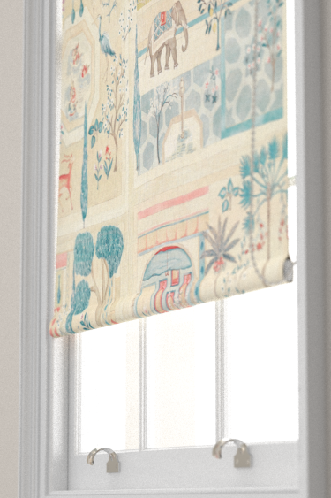 Sultans Garden Blind - Ruby / Teal - by Sanderson. Click for more details and a description.