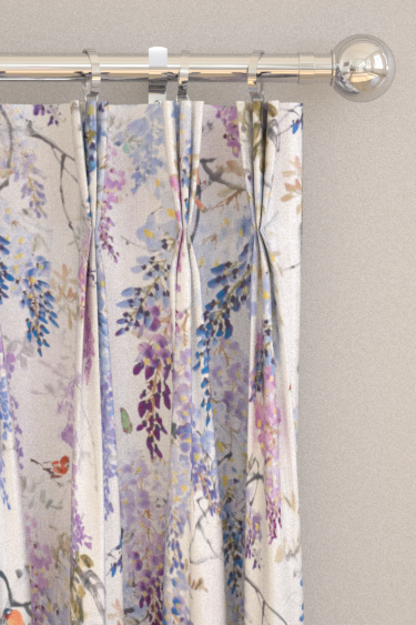 Wisteria Falls  Curtains - Amethyst - by Sanderson. Click for more details and a description.