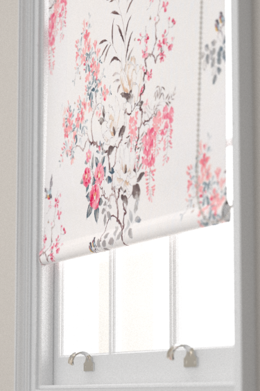 Magnolia and Blossom Blind - Coral / Silver - by Sanderson. Click for more details and a description.