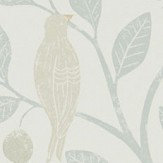 Damson Tree Wallpaper - Mineral / Dove - by Sanderson. Click for more details and a description.
