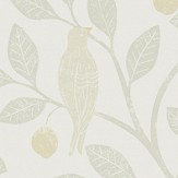 Damson Tree Wallpaper - Linen / Honey - by Sanderson. Click for more details and a description.