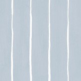 Marquee Stripe Wallpaper - Pale Blue - by Cole & Son. Click for more details and a description.