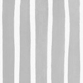 Croquet Stripe Wallpaper - Soft Grey - by Cole & Son. Click for more details and a description.