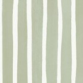 Croquet Stripe Wallpaper - Olive - by Cole & Son. Click for more details and a description.