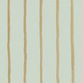 College Stripe Wallpaper - Duckegg & Gilver - by Cole & Son. Click for more details and a description.