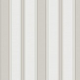 Cambridge Stripe Wallpaper - Stone & White - by Cole & Son. Click for more details and a description.
