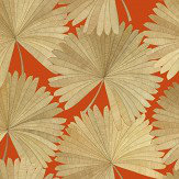 Bangkok Nights Wallpaper - Vermillion - by Linwood. Click for more details and a description.