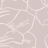 Helleborus Wallpaper - Soft Grey - by Farrow & Ball. Click for more details and a description.